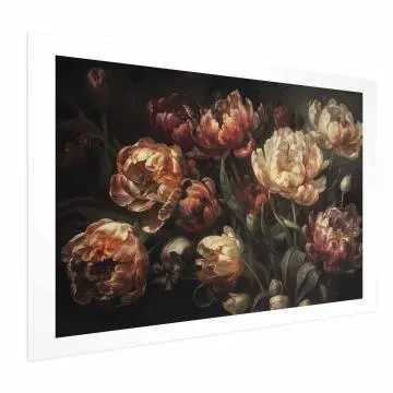 Plakat Kwitnące tulipany 60x40 cm bez ramy z marginesem