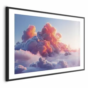 Plakat Zmierzchowy spektakl 42x29,7 cm z ramą czarną z marginesem
