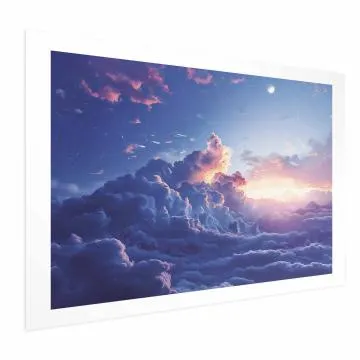 Plakat Nocne góry 42x29,7 cm bez ramy z marginesem