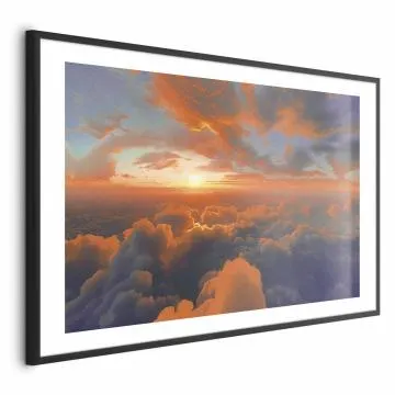 Plakat Spektakl barw 42x29,7 cm z ramą czarną z marginesem