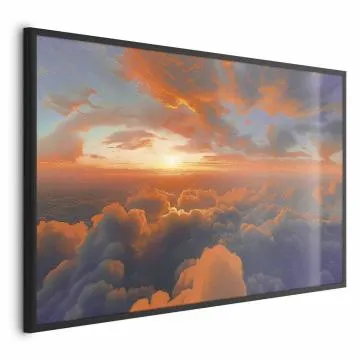 Plakat Spektakl barw 42x29,7 cm z ramą czarną bez marginesu