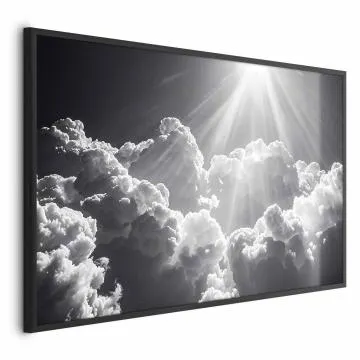 Plakat Nadzieja w chmurach 42x29,7 cm z ramą czarną bez marginesu