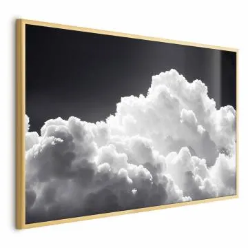 Plakat Gra słonecznego światła 42x29,7 cm z ramą złotą bez marginesu