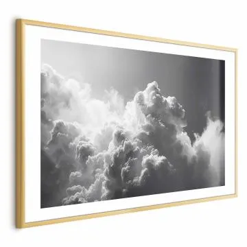 Plakat Nadzwyczajne zjawisko 30x21 cm z ramą złotą z marginesem