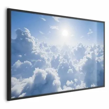 Plakat Niebiański spokój 42x29,7 cm z ramą czarną bez marginesu