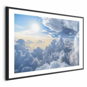 Plakat Symfonia Światła 42x29,7 cm z ramą czarną z marginesem