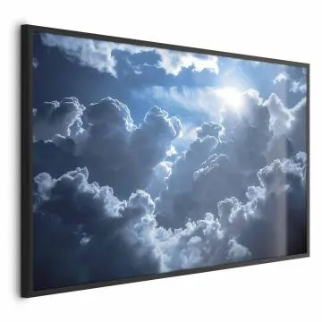 Plakat Ożywiona sceneria 60x40 cm z ramą czarną bez marginesu