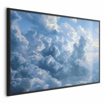 Plakat Ocean w powietrzu 42x29,7 cm z ramą czarną bez marginesu