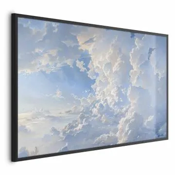 Plakat Obrazy na niebie 30x21 cm z ramą czarną bez marginesu