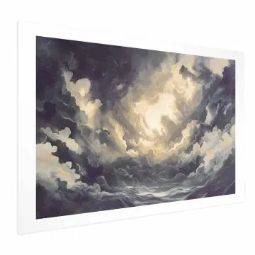 Plakat Gra światła 42x29,7 cm bez ramy z marginesem