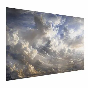 Plakat Refleksy na chmurach 30x21 cm bez ramy bez marginesu