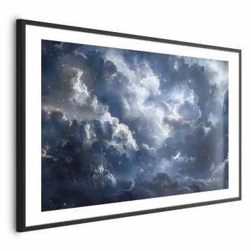 Plakat Astronomiczne cuda 42x29,7cm z ramą czarną z marginesem
