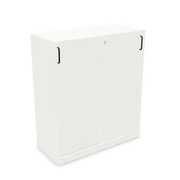 Szafka biurowa przesuwna EASY SPACE CABINET S 3-OH 100cm biała zamykana