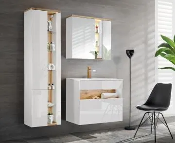 Szafka pod umywalkę BAHAMA 821 80 cm biała