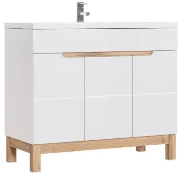 Szafka pod umywalkę BALI 825 100 cm biała