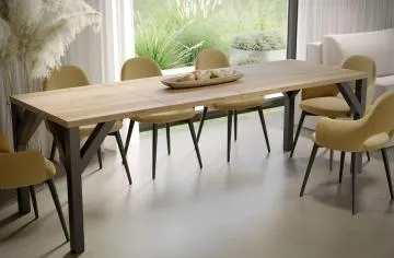 Stół rozkładany BALTIKA 130(240)x90 dąb wotan