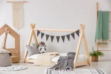 Łóżko dziecięce MILA TP 90x200 sosna