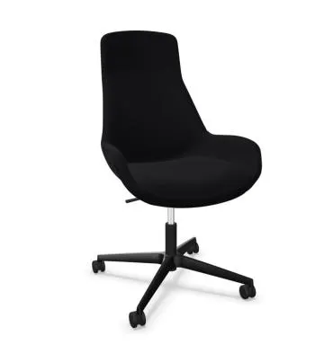 Fotel obrotowy LUPINO CUR60111 czarny konferencyjny