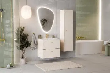 Szafka łazienkowa DONNA SAND 1D 35 cm beż piaskowy