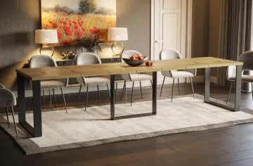 Stół rozkładany BORYS MAX 130(330)x85 dąb artisan