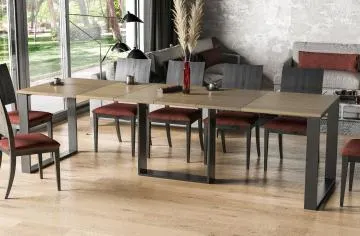 Stół rozkładany BORYS 130(210)x80 dąb natura