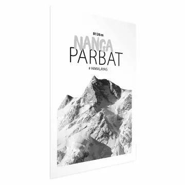 Plakat Nanga Parbat 60x90 cm bez ramy z marginesem