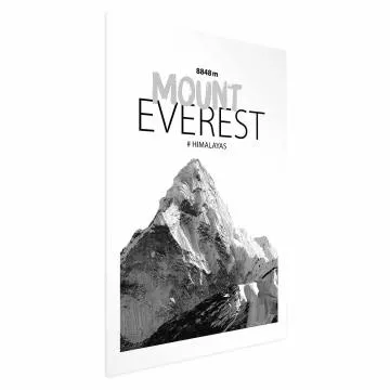 Plakat Mount Everest 29,7x42 cm bez ramy z marginesem