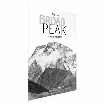 Plakat Broad Peak 60x90 cm bez ramy bez marginesu