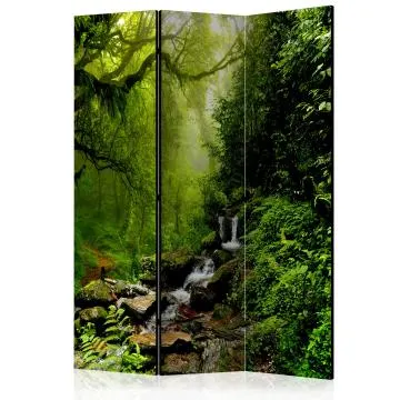 Parawan akustyczny Pejzaże 135x172 cm 3-częściowy zielony