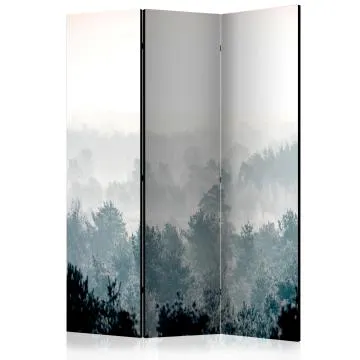 Parawan dwustronny Pejzaże 135x172 cm 3-częściowy czarny
