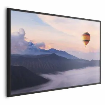 Plakat Warto marzyć 90x60 cm z ramą czarną bez marginesu