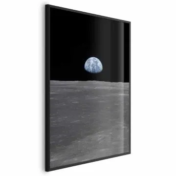 Plakat Daleko od domu 60x90 cm z ramą czarną bez marginesu