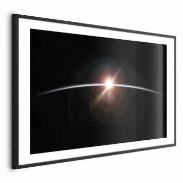 Plakat Horyzont 60x40 cm z ramą czarną z marginesem