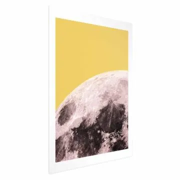 Plakat Słoneczny księżyc 60x90 cm bez ramy z marginesem