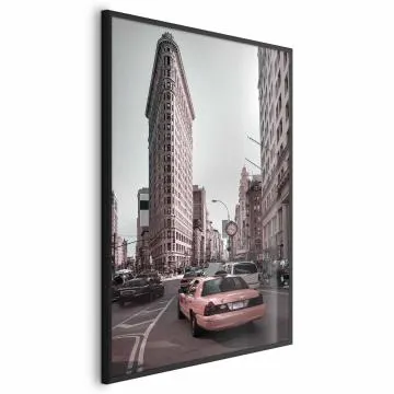 Plakat Miejski ruch 40x60 cm z ramą czarną bez marginesu