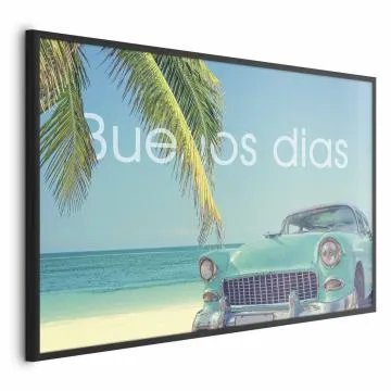 Plakat Buenos dias 60x40 cm z ramą czarną bez marginesu