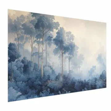 Plakat Lasek we mgle 60x40 cm bez ramy bez marginesu