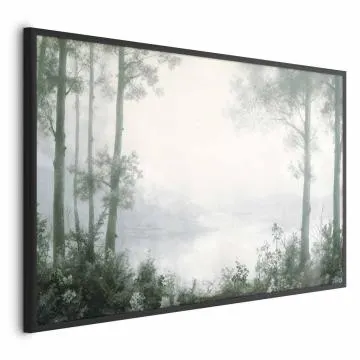 Plakat Lasek i staw 42x29,7 cm z ramą czarną bez marginesu