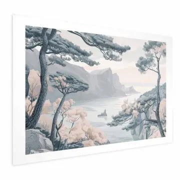 Plakat Błękitne wybrzeże 30x21 cm bez ramy bez marginesu