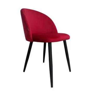 Krzesło CLAUDINE 1 VELVET bordowe - WYPRZEDAŻ