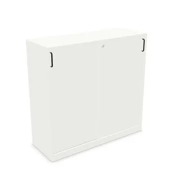 Szafka biurowa przesuwna EASY SPACE CABINET S 3-OH 120cm biała zamykana