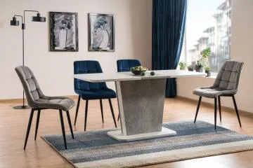 Krzesło CHIC VELVET szare