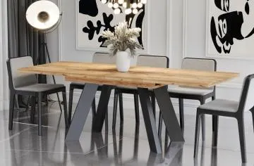 Stół rozkładany COMO 130(210)x80 dąb złoty craft