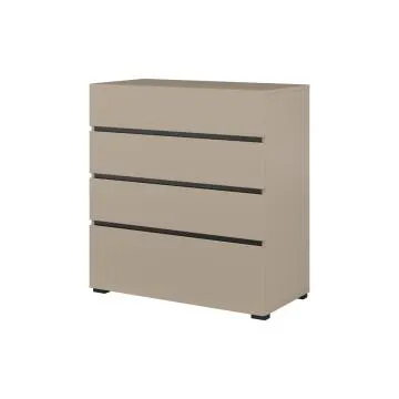 Komoda CROSS 4S 80cm congo/czarna