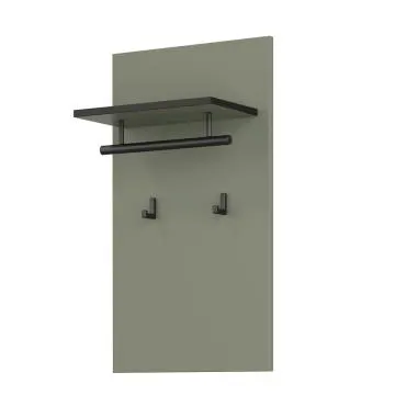 Wieszak do przedpokoju CROSS 40x70cm zielony/czarny