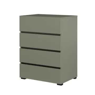 Komoda CROSS 4S 60cm zielona/czarna