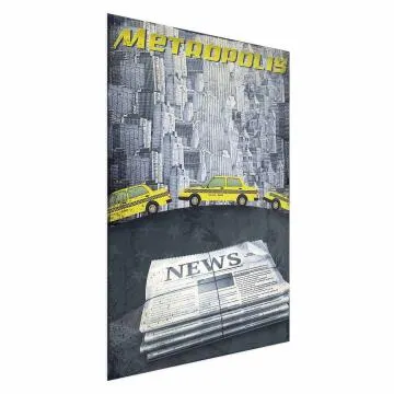 Plakat Metropolis 40x60 cm bez ramy bez marginesu