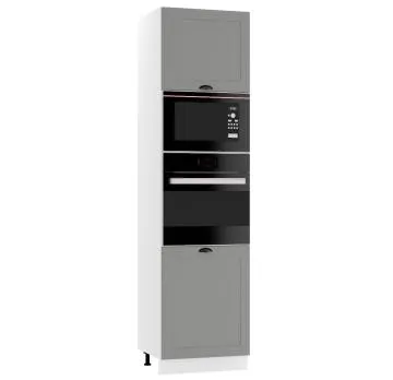 Szafka pod piekarnik i mikrofalę 60 ADELE D60 PK MV/2333 P/L szary mat