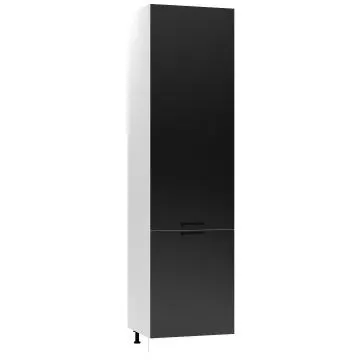 Szafka pod zabudowę lodówki 60 DENIS D60 LO/2333 P/L czarna mat
