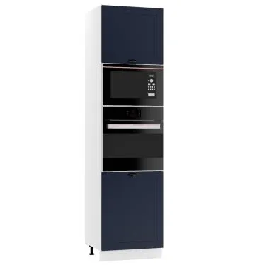 Szafka pod piekarnik i mikrofalę 60 ADELE D60 PK MV/2333 P/L granatowa mat